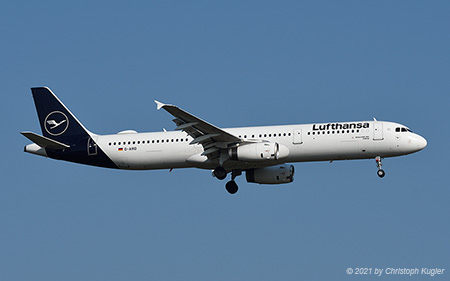 Airbus A321-131 | D-AIRD | Lufthansa | FRANKFURT (EDDF/FRA) 08.09.2021