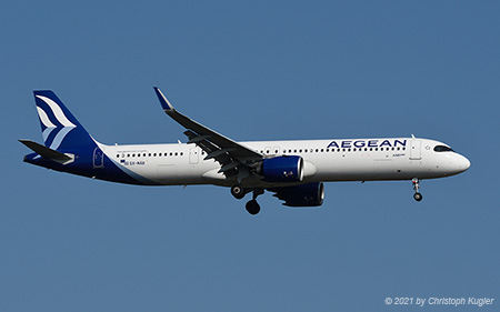 Airbus A321-271nx | SX-NAB | Aegean Airlines | FRANKFURT (EDDF/FRA) 08.09.2021