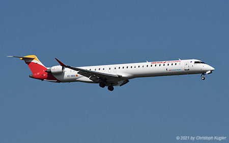 Bombardier CRJ 1000 | EC-MXA | Air Nostrum (Iberia Regional) | FRANKFURT (EDDF/FRA) 08.09.2021