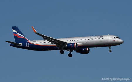 Airbus A321-211 | VP-BAZ | Aeroflot | FRANKFURT (EDDF/FRA) 08.09.2021