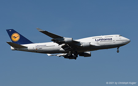 Boeing 747-430 | D-ABVU | Lufthansa  |  returning from storage at Teruel | FRANKFURT (EDDF/FRA) 08.09.2021