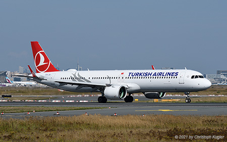 Airbus A321-271nx | TC-LTE | Turkish Airlines | FRANKFURT (EDDF/FRA) 08.09.2021