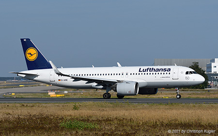 Airbus A320-271n | D-AINE | Lufthansa | FRANKFURT (EDDF/FRA) 08.09.2021