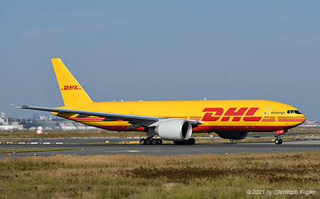 Boeing 777-F | D-AALQ | DHL Air (AeroLogic) | FRANKFURT (EDDF/FRA) 08.09.2021