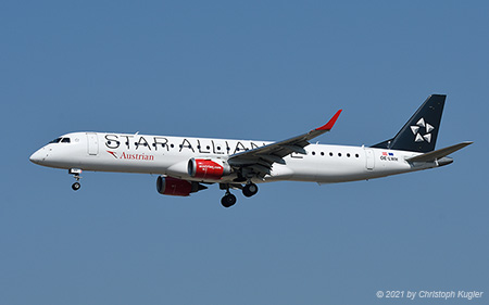 Embraer ERJ-195LR | OE-LWH | Austrian Airlines | FRANKFURT (EDDF/FRA) 09.09.2021