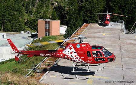Eurocopter AS350 B3e Ecureuil | HB-ZVS | Air Zermatt | ZERMATT (LSEZ/---) 17.08.2021