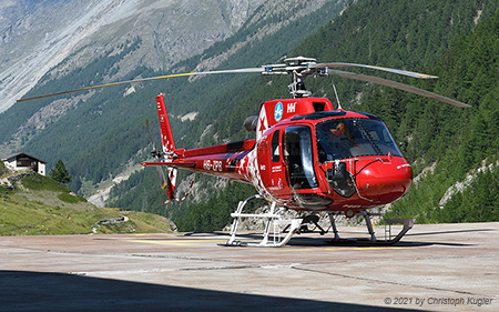 Eurocopter AS350 B3 Ecureuil | HB-ZPB | Air Zermatt | ZERMATT (LSEZ/---) 18.08.2021