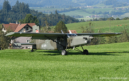 Pilatus PC-6/B2-H2M-1 | V-616 | Swiss Air Force | NOTTWIL (----/---) 14.09.2021