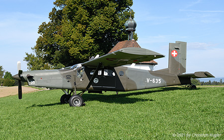 Pilatus PC-6/B2-H2M | V-635 | Swiss Air Force | NOTTWIL (----/---) 14.09.2021