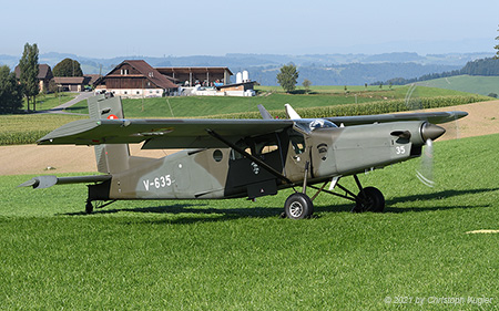 Pilatus PC-6/B2-H2M | V-635 | Swiss Air Force | NOTTWIL (----/---) 14.09.2021