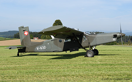 Pilatus PC-6/B2-H2M | V-632 | Swiss Air Force | NOTTWIL (----/---) 14.09.2021