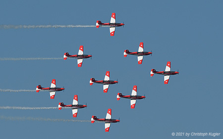 Pilatus PC-7 | - | Swiss Air Force (PC-7 Team) | MOLLIS (LSMF/---) 03.09.2021