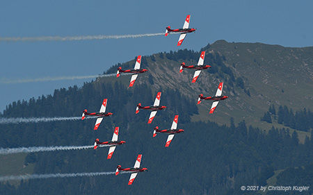 Pilatus PC-7 | - | Swiss Air Force (PC-7 Team) | MOLLIS (LSMF/---) 03.09.2021