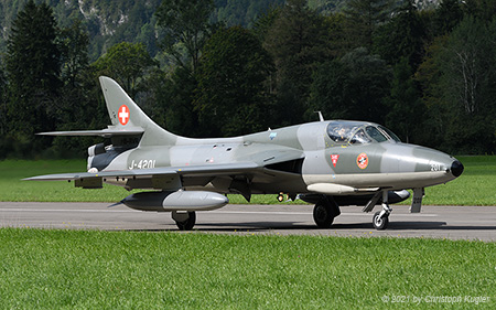 Hawker Hunter T.68 | HB-RVR | private | MOLLIS (LSMF/---) 03.09.2021
