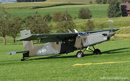 Pilatus PC-6/B2-H2M-1 | V-613 | Swiss Air Force | NOTTWIL (----/---) 14.09.2021