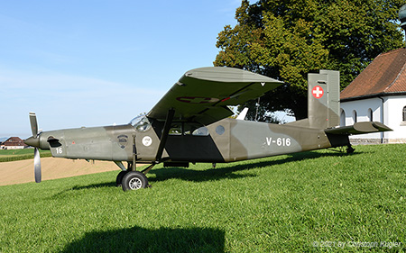 Pilatus PC-6/B2-H2M-1 | V-616 | Swiss Air Force | NOTTWIL (----/---) 14.09.2021