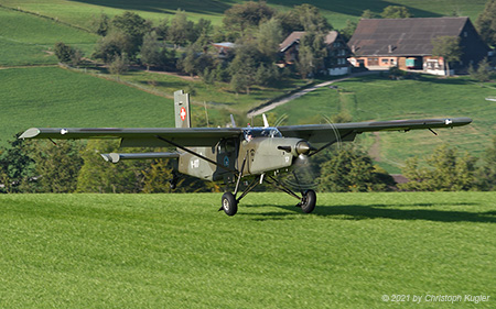 Pilatus PC-6/B2-H2M-1 | V-617 | Swiss Air Force | NOTTWIL (----/---) 14.09.2021