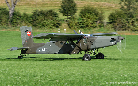 Pilatus PC-6/B2-H2M | V-635 | Swiss Air Force | OBFELDEN (----/---) 13.09.2021