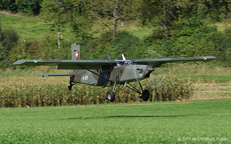 Pilatus PC-6/B2-H2M-1 | V-617 | Swiss Air Force | OBFELDEN (----/---) 13.09.2021