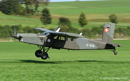 Pilatus PC-6/B2-H2M-1 | V-616 | Swiss Air Force | OBFELDEN (----/---) 13.09.2021