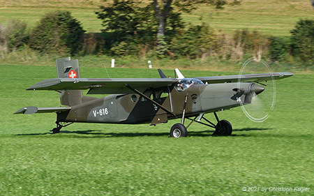 Pilatus PC-6/B2-H2M-1 | V-616 | Swiss Air Force | OBFELDEN (----/---) 13.09.2021