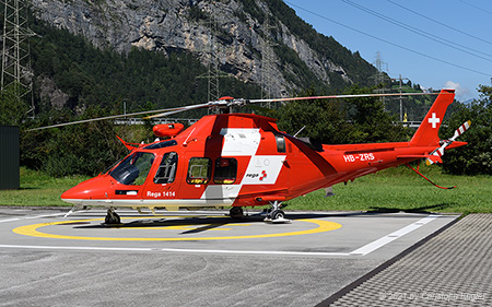 AgustaWestland AW109SP Grand | HB-ZRS | Swiss Air Ambulance | ERSTFELD (LSXE/---) 01.09.2021