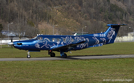 Pilatus PC-12/47E | OH-SSS | untitled (Hendell Aviation) | BUOCHS (LSZC/BXO) 23.02.2021