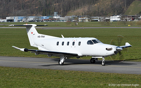 Pilatus PC-12/47E NGX | HB-FRW | Pilatus Flugzeugwerke | BUOCHS (LSZC/BXO) 23.02.2021
