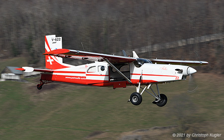 Pilatus PC-6/B2-H2M-1 | V-622 | Swiss Air Force | BUOCHS (LSZC/BXO) 23.02.2021