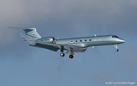 Gulfstream G550 | RA-10208 | untitled | Z&UUML;RICH (LSZH/ZRH) 10.01.2021