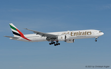 Boeing 777-31HER | A6-EPN | Emirates Airline | Z&UUML;RICH (LSZH/ZRH) 14.02.2021