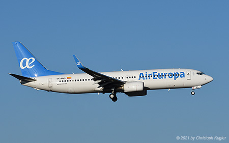 Boeing 737-85P | EC-MKL | Air Europa | Z&UUML;RICH (LSZH/ZRH) 21.02.2021