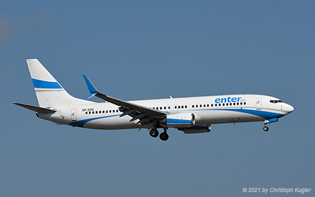 Boeing 737-8Q8 | SP-ESG | Enter Air | Z&UUML;RICH (LSZH/ZRH) 28.02.2021