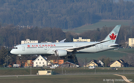 Boeing 787-9 | C-FGDZ | Air Canada | Z&UUML;RICH (LSZH/ZRH) 30.03.2021