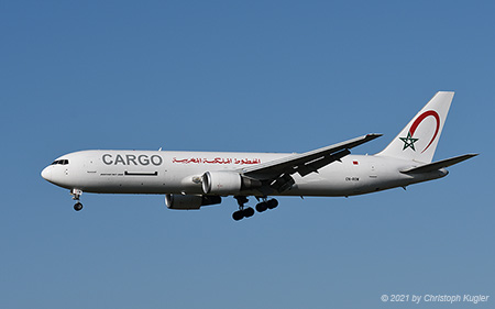 Boeing 767-343ERF | CN-ROW | RAM Royal Air Maroc | Z&UUML;RICH (LSZH/ZRH) 08.04.2021