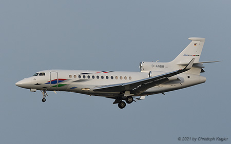 Dassault Falcon 7X | D-AGBH | untitled (Volkswagen Air Service) | Z&UUML;RICH (LSZH/ZRH) 09.04.2021