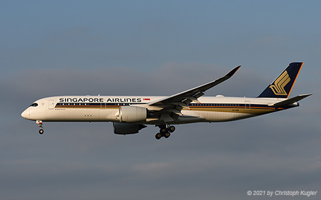 Airbus A350-941 | 9V-SME | Singapore Airlines | Z&UUML;RICH (LSZH/ZRH) 15.04.2021