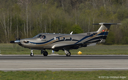 Pilatus PC-12/47E | HB-FXG | untitled (Club ST.X) | Z&UUML;RICH (LSZH/ZRH) 24.04.2021