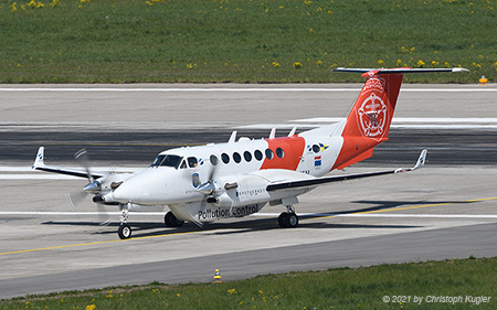 Hawker Beechcraft King Air 350 | LN-KYV | Norwegian Coastal Administration (Sundt Air) | Z&UUML;RICH (LSZH/ZRH) 27.04.2021