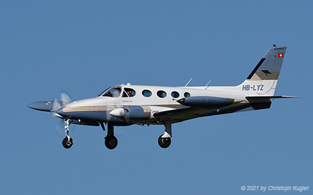 Cessna 340A | HB-LYZ | untitled | Z&UUML;RICH (LSZH/ZRH) 14.05.2021