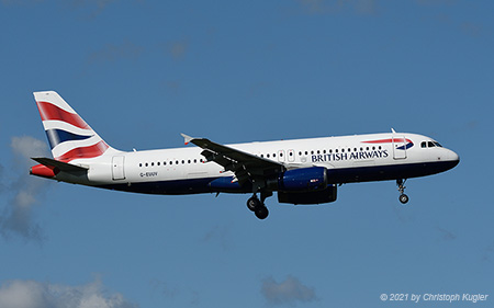 Airbus A320-232 | G-EUUV | British Airways | Z&UUML;RICH (LSZH/ZRH) 23.05.2021