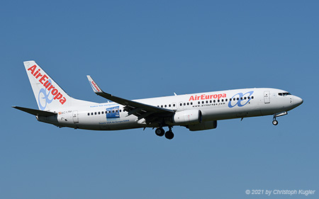 Boeing 737-85P | EC-LTM | Air Europa | Z&UUML;RICH (LSZH/ZRH) 28.05.2021
