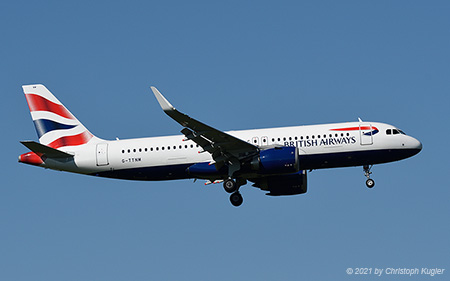 Airbus A320-251n | G-TTNM | British Airways | Z&UUML;RICH (LSZH/ZRH) 30.05.2021
