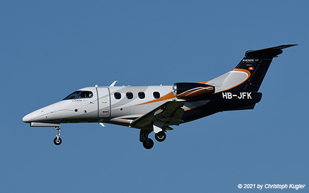 Embraer EMB-500 Phenom 100 | HB-JFK | untitled (BelJet Fly) | Z&UUML;RICH (LSZH/ZRH) 31.05.2021