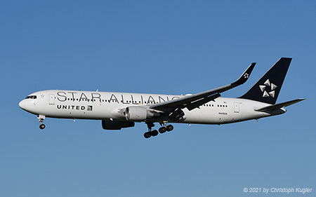 Boeing 767-322ER | N653UA | United Airlines  |  Star Alliance c/s | Z&UUML;RICH (LSZH/ZRH) 15.06.2021
