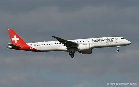 Embraer ERJ-195-E2 | HB-AZI | Helvetic Airways | Z&UUML;RICH (LSZH/ZRH) 25.06.2021