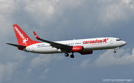 Boeing 737-85R | 9H-CXB | Corendon Airlines Europe | Z&UUML;RICH (LSZH/ZRH) 19.07.2021