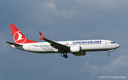 Boeing 737 MAX 8 | TC-LCE | Turkish Airlines | Z&UUML;RICH (LSZH/ZRH) 19.07.2021