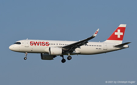 Airbus A320-271n | HB-JDA | Swiss International Air Lines | Z&UUML;RICH (LSZH/ZRH) 23.07.2021