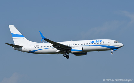 Boeing 737-8Q8 | SP-ESG | Enter Air | Z&UUML;RICH (LSZH/ZRH) 14.08.2021